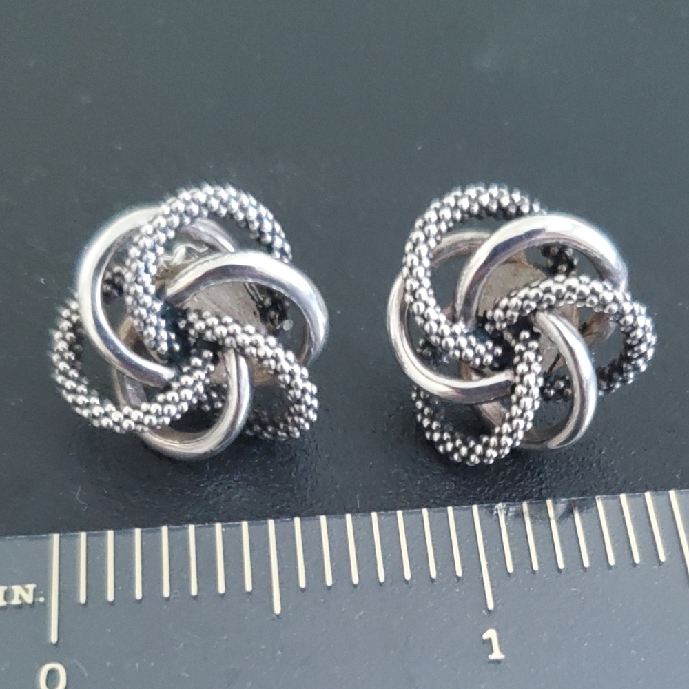 100% Authentic LAGOS Love Knot earrings.